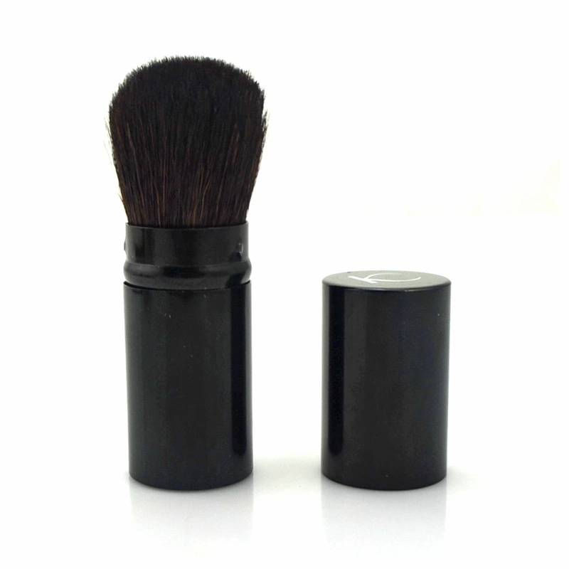 Aluminum Tube Portable Retractable Multifunctional Powder Blush Makeup Brush