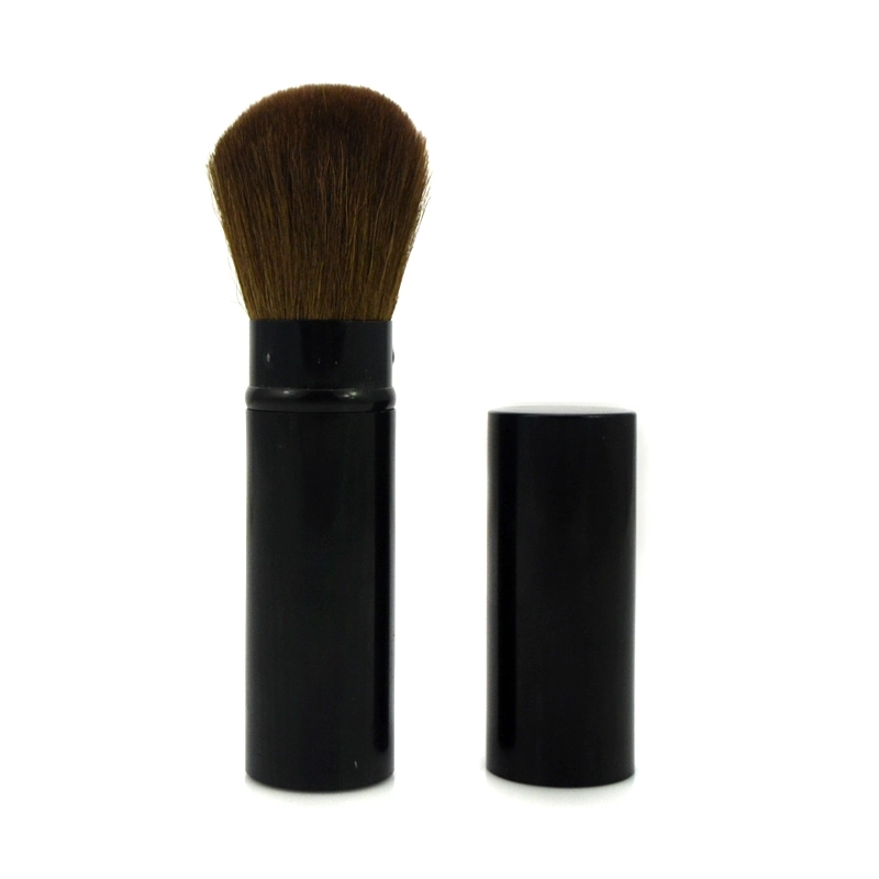 Aluminum Tube Portable Retractable Multifunctional Powder Blush Makeup Brush