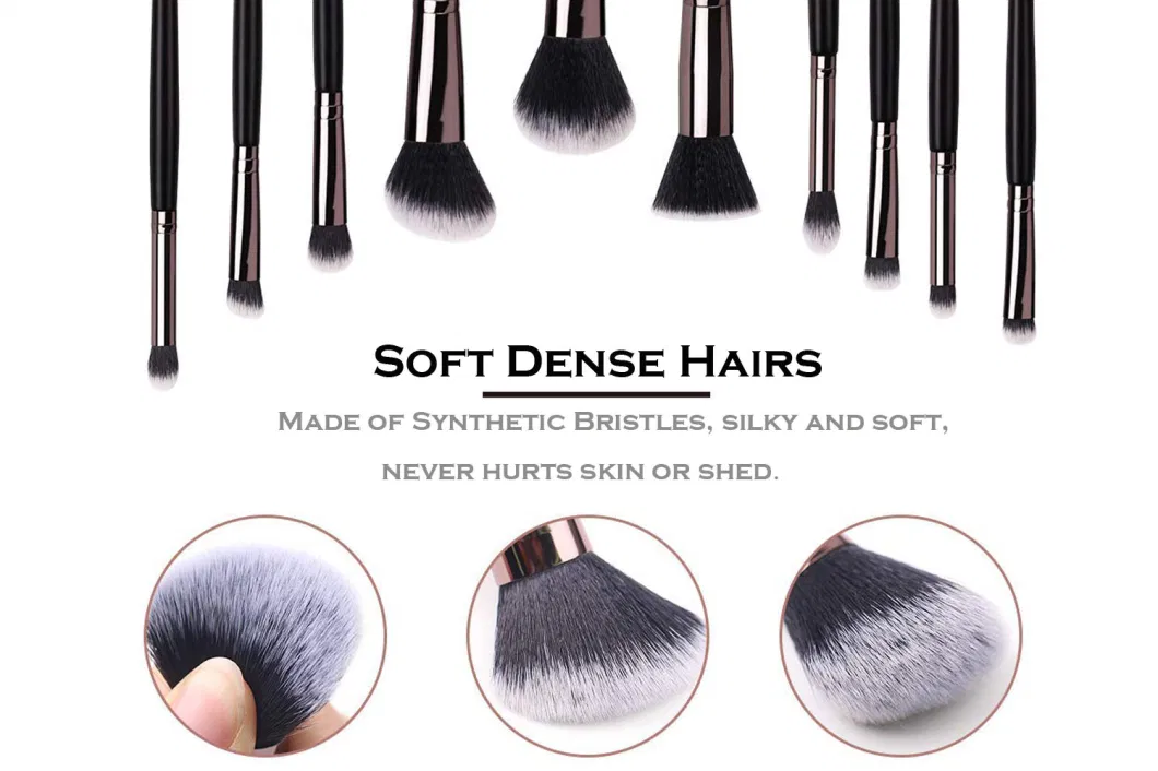 Beautichen Eye Makeup Brushes Set Finger Belly Oblique Head Eye Countour Brush Eye Shadow Brushes